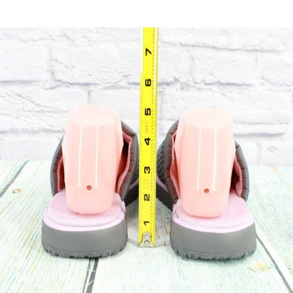 LL Bean Gray Polyester Slip On Airlight Scuffs Indoor Slippers Size 10 M - Picture 6 of 9